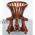 LARGE MAHOGANY HORSE HEAD CARVED WOOD EMPIRE STYLE JARDINIERE PLANT POT STAND   173456975882